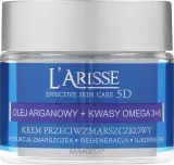 AVA Laboratorium AVA Laboratorium L’Arisse Effective Skin Care 5D - Крем для лица AVA L'Arisse против морщин с аргановым маслом омега-3 и 6 для зрелой кожи 65+ 50 мл — фото 2