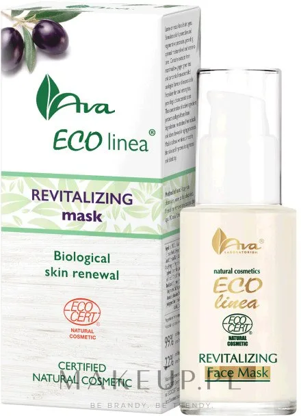 AVA Laboratorium AVA Laboratorium Eco Linea - Ревитализирующая маска для лица «Биологическое обновление кожи» AVA Eco Linea, 30 мл