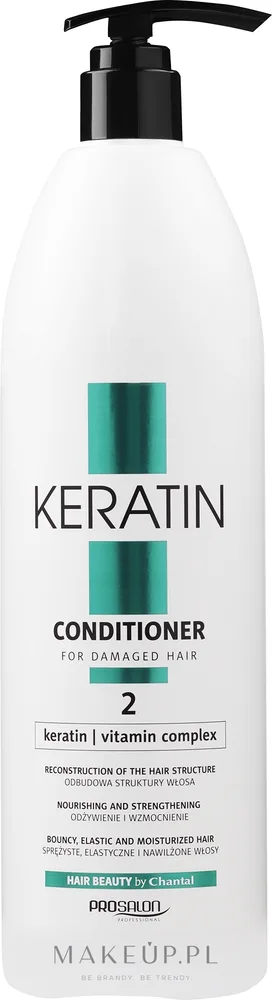 Кератиновый кондиционер для повреждённых волос Prosalon Keratin Hair Repair, 1000 г