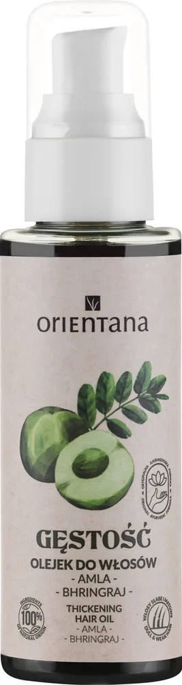 Аюрведическое травяное масло для волос Orientana Amla и Bhringraj