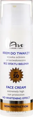 AVA Laboratorium AVA Laboratorium Skin Protection - Крем для лица AVA Skin Protection солнцезащитный SPF 50 50 мл