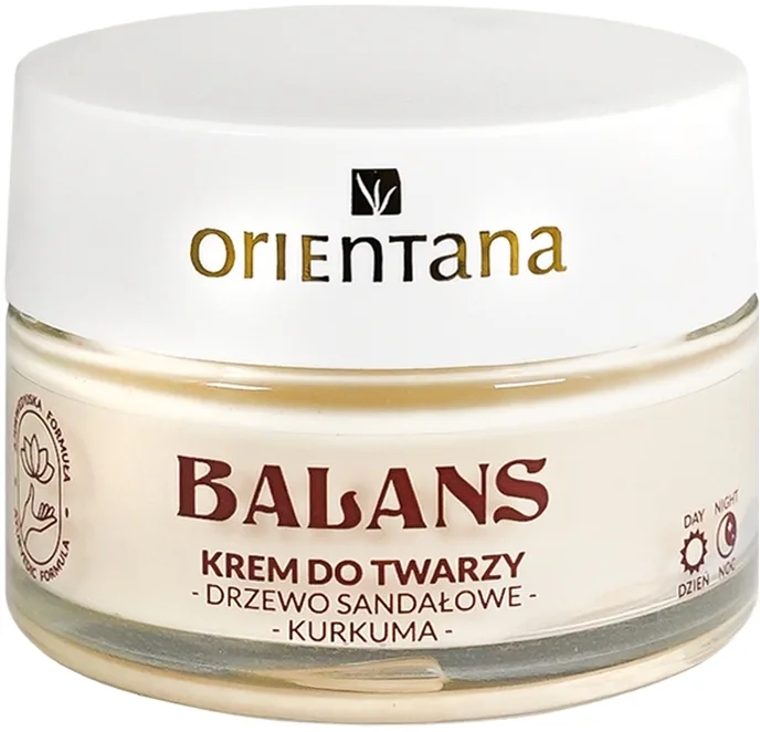 Крем для лица Orientana день и ночь с сандалом и куркумой для нормальной кожи 50 г