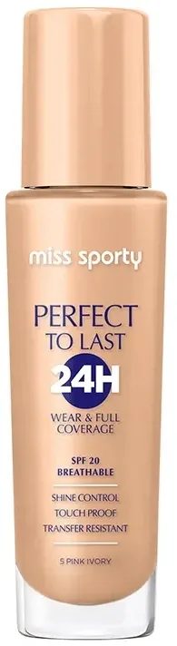 База под макияж Miss Sporty Perfect To Last 24H, оттенок 091 - Pink Ivory