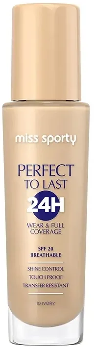 База под макияж Miss Sporty Perfect To Last 24H, оттенок 100 - Ivory