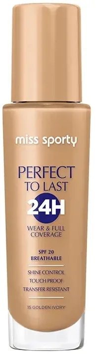 База под макияж Miss Sporty Perfect To Last 24H, оттенок 101 - Golden Ivory
