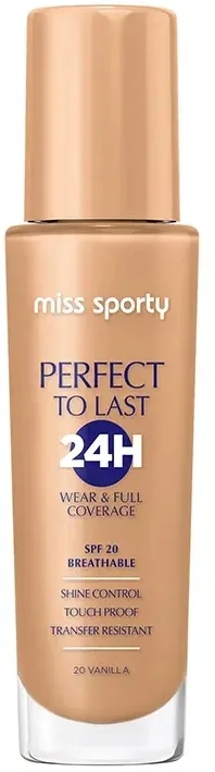 База под макияж Miss Sporty Perfect To Last 24H, оттенок 160 - Vanilla