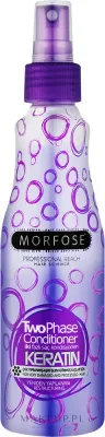Двухфазный несмываемый кондиционер для волос с кератином Morfose Buble Keratin Conditioner, 220 мл