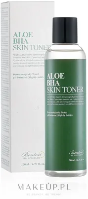 Тоник Benton Aloe BHA Skin Toner с алоэ, муцином улитки и салициловой кислотой, 200 мл