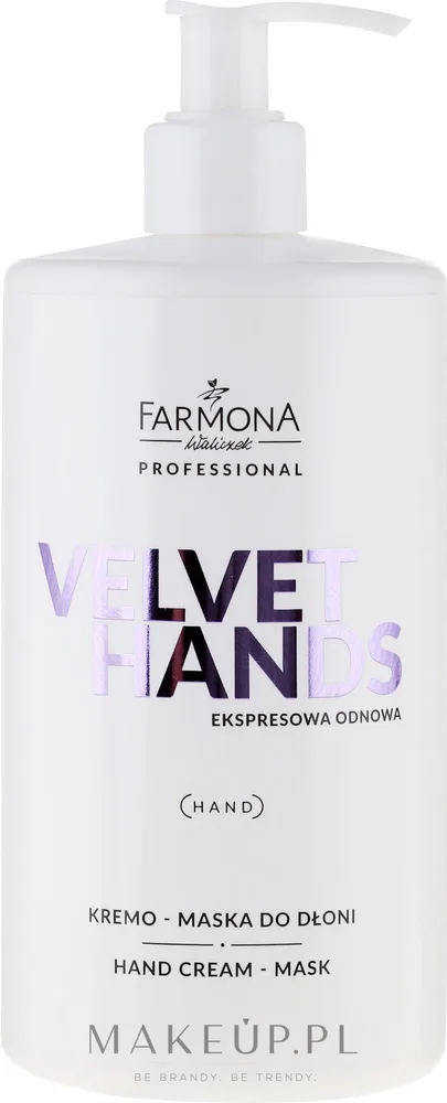 Крем-маска для рук Farmona Professional Velvet Hands с лилией и мочевиной 500 мл