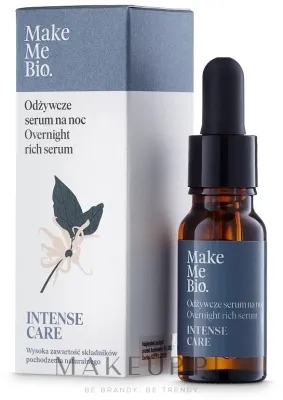 Сыворотка для лица Make Me Bio Super Serum интенсивно восстанавливающая масляная ночная натуральная 15 мл