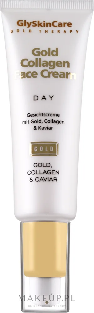 Крем для лица GlySkinCare Gold Collagen дневной с коллагеном и золотом для зрелой кожи 50 мл