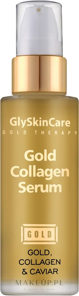 Сыворотка для лица GlySkinCare Gold Collagen с золотом икрой и коллагеном антивозрастная 50 мл