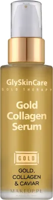 Сыворотка для лица GlySkinCare Gold Collagen с золотом икрой и коллагеном антивозрастная 50 мл