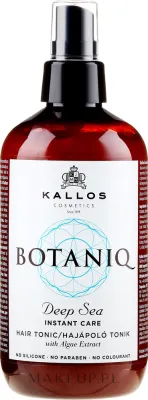Kallos Cosmetics Kallos Cosmetics Botaniq Deep Sea Instant Care Hair Tonic - Регенерирующий тоник-спрей Kallos Botaniq Deep Sea, с маслами арганы, авокадо и водорослями, 300 мл