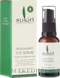 Сыворотка для области вокруг глаз Sukin Antioxidant с алоэ маслом шиповника и вечерней примулы 30 мл/ Сьюкин — фото 1