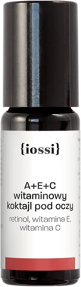 Масляная сыворотка для области вокруг глаз Iossi Vitamin Cocktail A+E+C с ретинолом маслом камелии и шиповника для зрелой кожи 10 мл