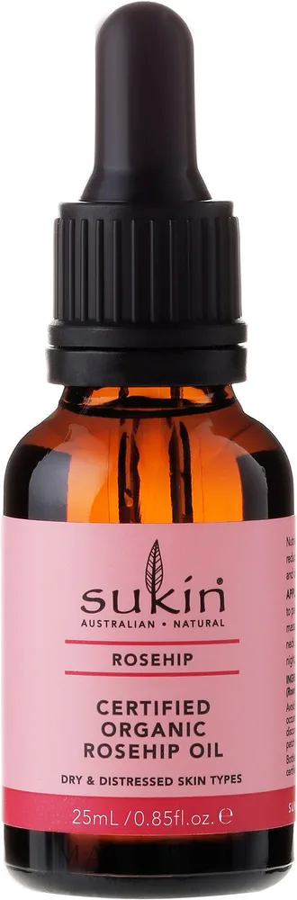 Масло для лица Sukin Organic Rose Hip Oil органическое масло шиповника 50 мл