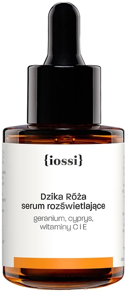 Масляная сыворотка для лица Iossi Дикая роза кипарис герань с витаминами Е и С осветляющая 30 мл