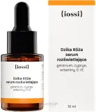 Масляная сыворотка для лица Iossi Дикая роза кипарис герань с витаминами Е и С осветляющая мини-формат 10 мл — фото 2