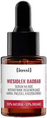 Ночная масляная сыворотка для лица Iossi Энотера и баобаб интенсивно восстанавливающая мини-формат 10 мл