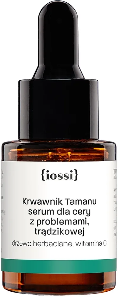 Масляная сыворотка для лица Iossi Тысячелистник и таману для проблемной и склонной к акне кожи мини-формат 10 мл
