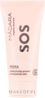 Madara Cosmetics Madara Cosmetics SOS Instant Moisture+Radiance Hydra Mask - Экспресс-увлажняющая осветляющая маска для лица Madara SOS Instant Moisture+Radiance Hydra Mask, 60 мл