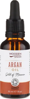 100% органическое чистое аргановое масло для волос Wooden Spoon Argan Oil