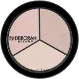 Хайлайтер для лица Deborah Highlighter Trio Palette — фото 2