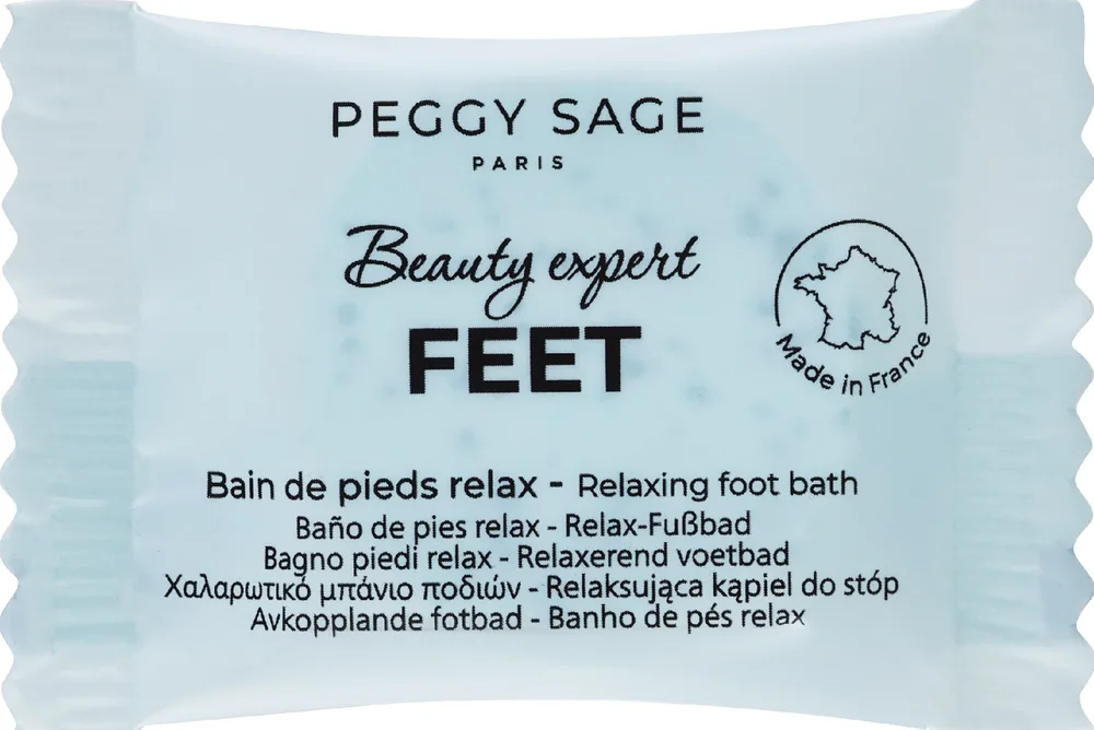 Таблетки для ванночек для ног Peggy Sage Feet Relaxing Foot Bath расслабляющие, освежающие, 10 шт