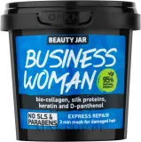 Маска для волос Beauty Jar Business Woman 3-минутная, для повреждённых волос, биоколлаген, кератин, шёлк, без парабенов, 150 г — фото 2