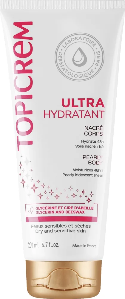 Ультраувлажняющий перламутровый бальзам для тела Topicrem Ultra-Moisturizing Pearly Body