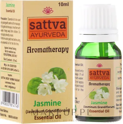 Эфирное масло Sattva Ayurveda Aromatherapy жасмин 10 мл