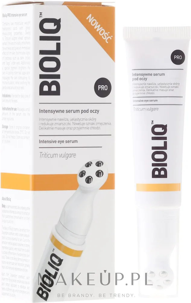 Сыворотка для области вокруг глаз Bioliq Pro Intensive с гиалуроновой кислотой миндальным маслом и глицерином 15 мл
