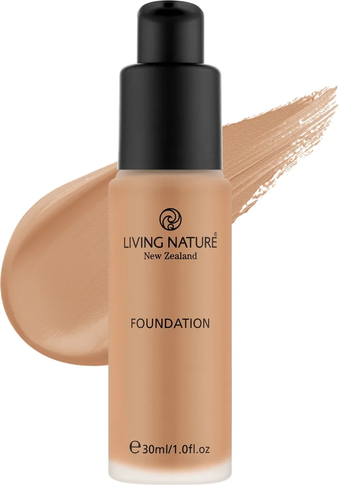 Тональная основа Living Nature Foundation натуральная, 30 мл, оттенок Pure Honey