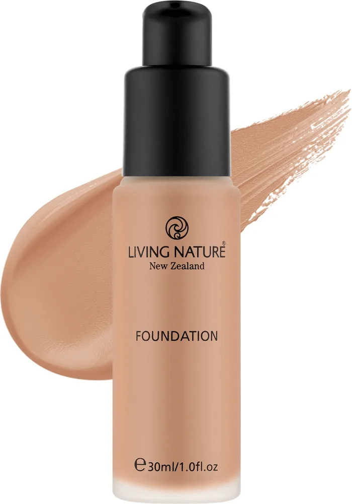 Тональная основа Living Nature Foundation натуральная, 30 мл, оттенок Pure Taupe