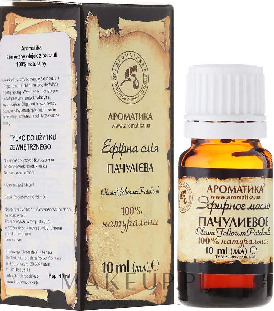 Эфирное масло Aromatika пачули