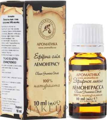 Эфирное масло Aromatika лемонграсс 10 мл