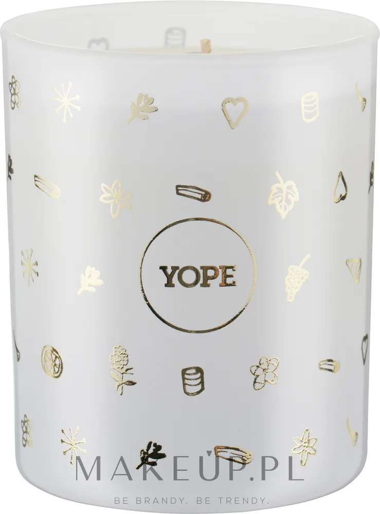 Yope Yope - Соевая ароматическая свеча Инжир, листья смородины и цветы, 170 г