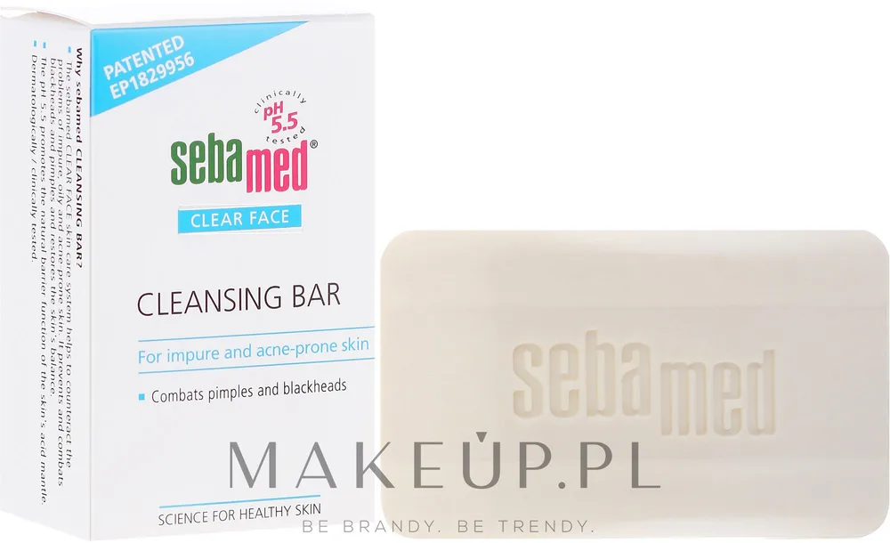 Очищающее мыло для лица Sebamed Clear Face для жирной и проблемной кожи, 100 г
