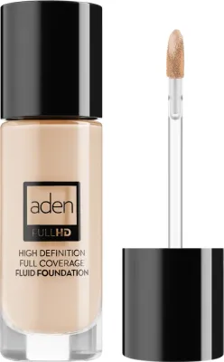 Тональный флюид Aden Cosmetics High Definition Fluid Foundation, 20 мл