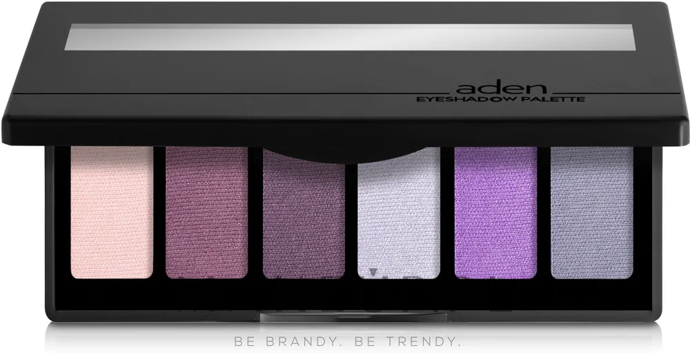 Палетка теней для век Aden Cosmetics Eyeshadow Palette 4 оттенка, оттенок 02 - Bordeaux/Lilac