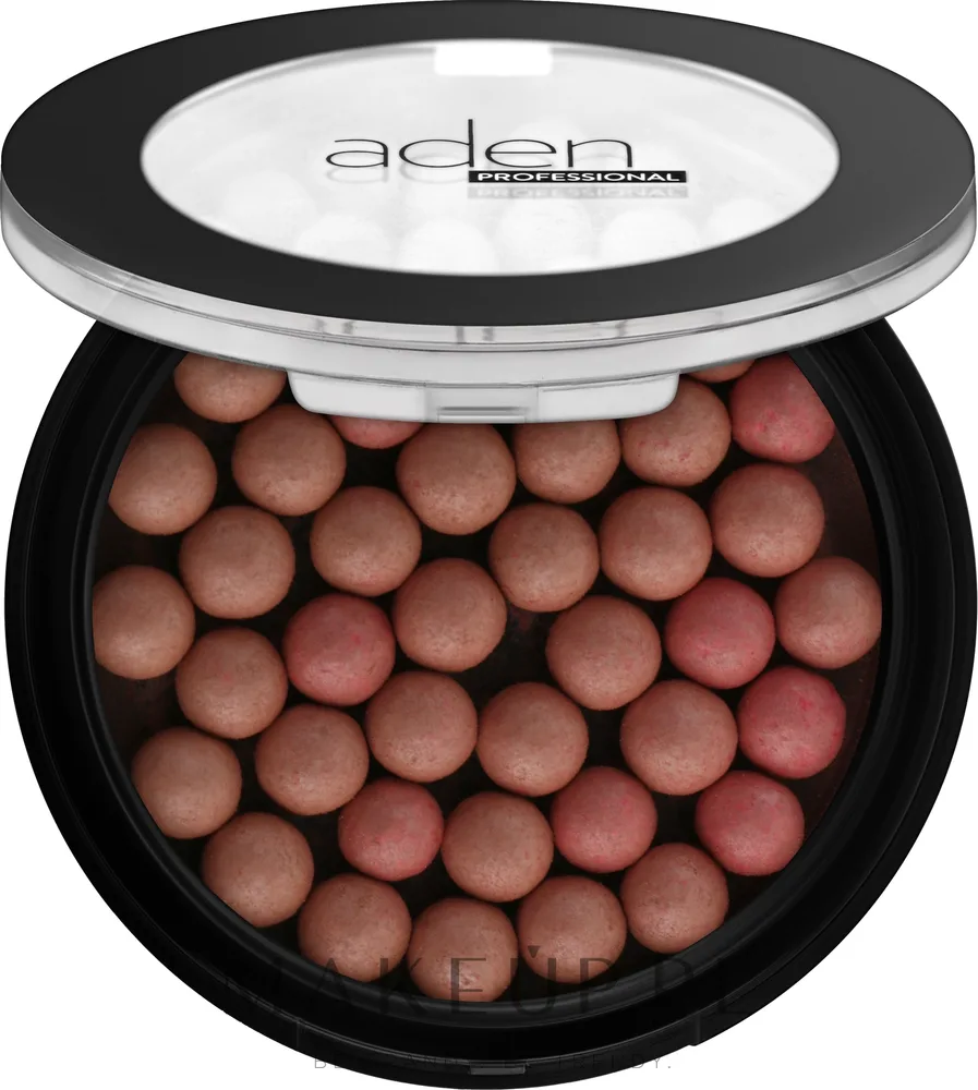 Бронзирующая пудра в шариках Aden Cosmetics Powder Pearls, 21 г, оттенок 05 - Crimson