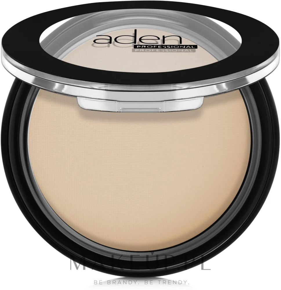 Матирующая компактная пудра Aden Cosmetics Silky Matt Compact Powder, 15 г, оттенок 02 - Beige