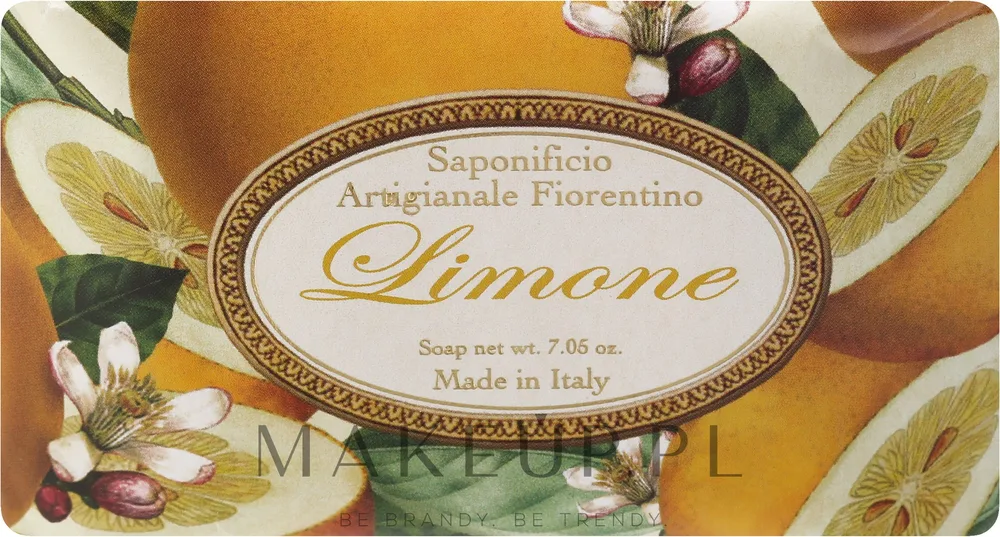 Мыло кусковое Saponificio Artigianale Fiorentino Lemon лимон, 200 г
