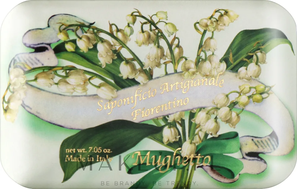 Мыло кусковое Saponificio Artigianale Fiorentino Lily of The Valley ландыш, 200 г