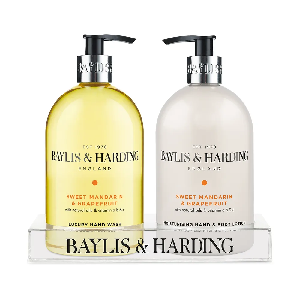 Набор для тела Baylis & Harding мандарин и грейпфрут лосьон и жидкое мыло 2x500 мл