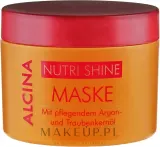 Маска для волос Alcina Nutri Shine питательная, для сухих и повреждённых волос, масло виноградных косточек и аргана, блеск, 200 мл — фото 2