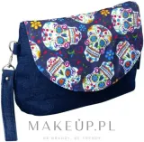 Косметичка Top Choice Skulls 96495 из джинсы с принтом, 28х17х11 см — фото 1