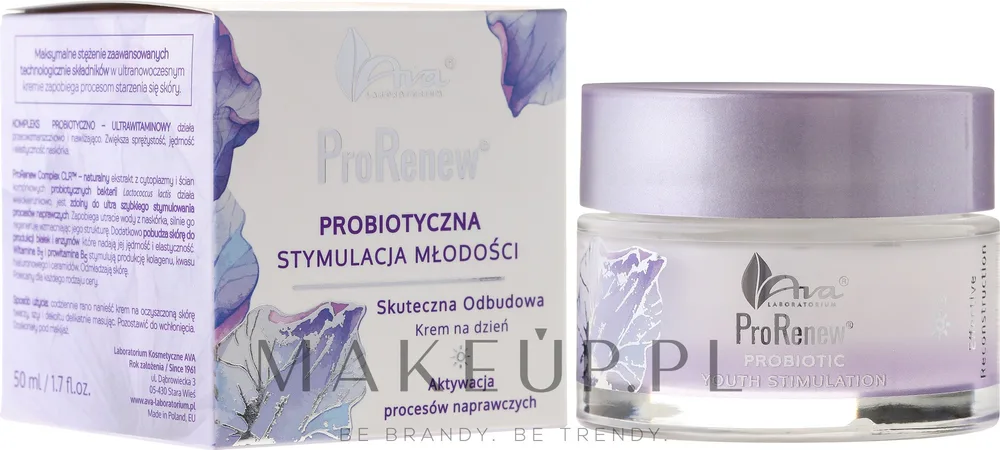 Крем для лица AVA Laboratorium ProRenew восстанавливающий дневной с пробиотиками 50 мл