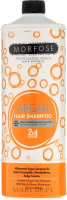 Шампунь Morfose Buble Argan 2 в 1 для сухих и повреждённых волос, 1000 мл